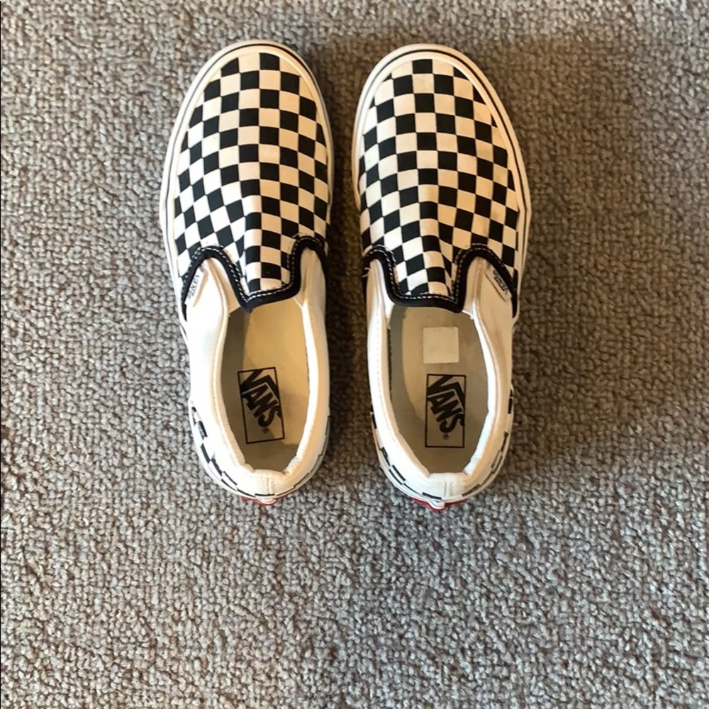 Vans checkered design. Kids size 3.5